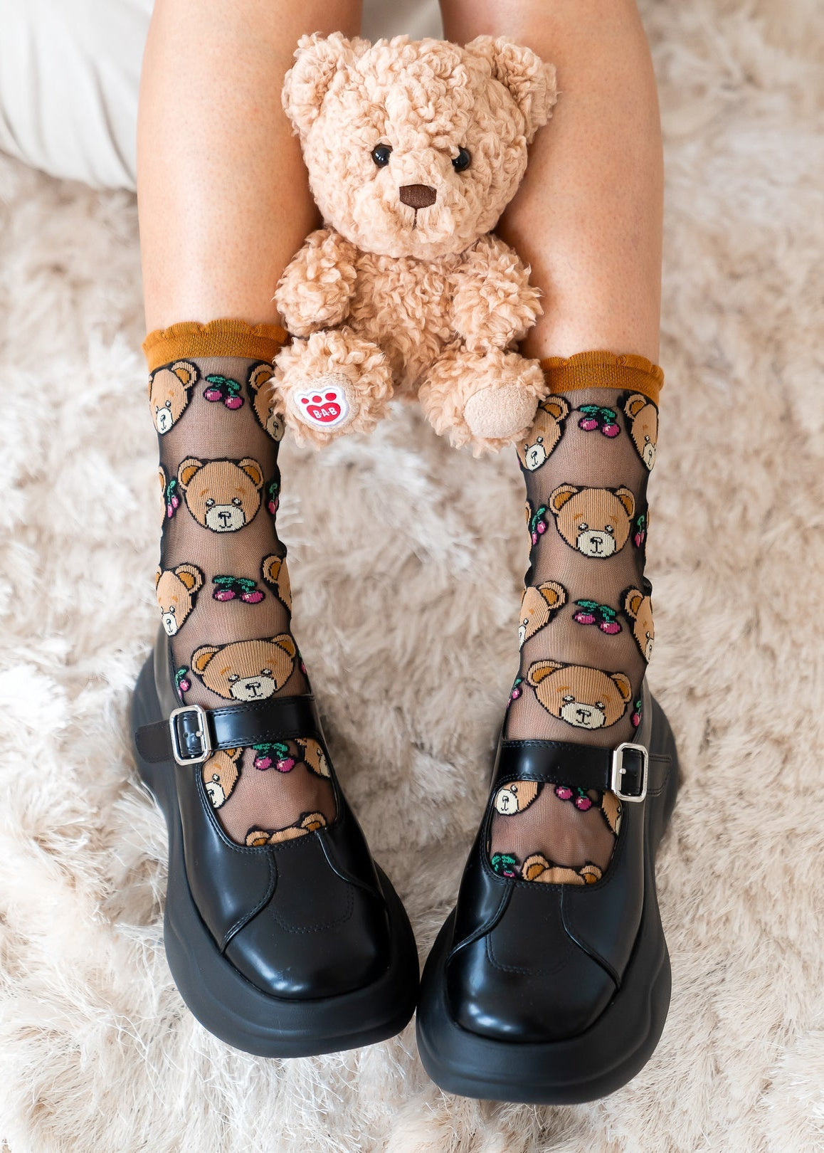 Sock Candy - Teddy Bear Ankle Sock -