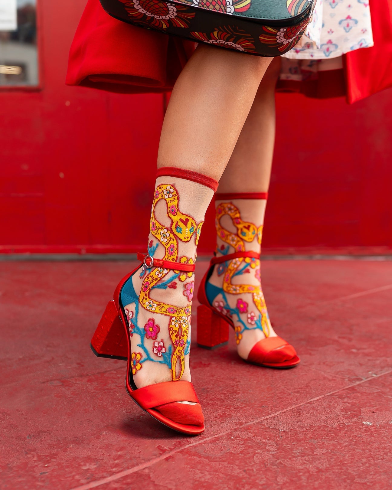 Sock Candy - Year of the Snake Sheer Crew Sock -