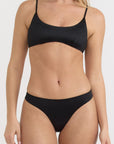 Organic Basics - Solar Swim Cheeky Bikini Bottom - Shimmer Night -