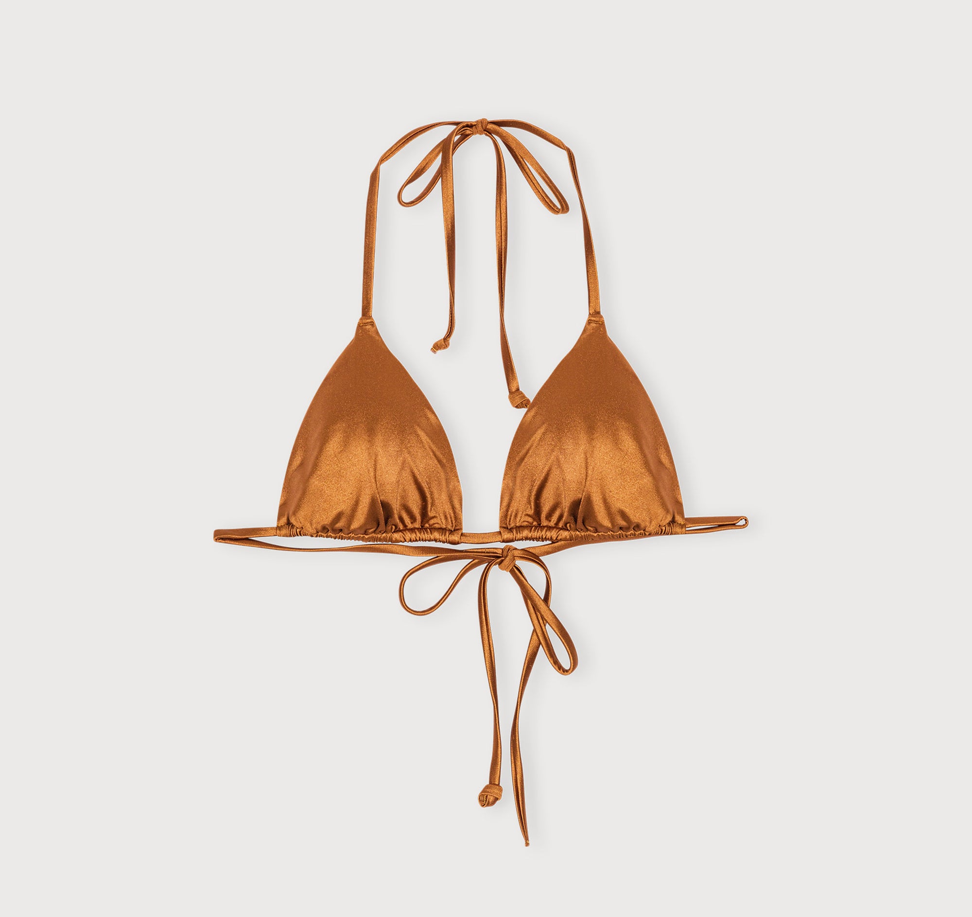 Organic Basics - Solar Swim Triangle Bikini Top - Shimmer Coast -