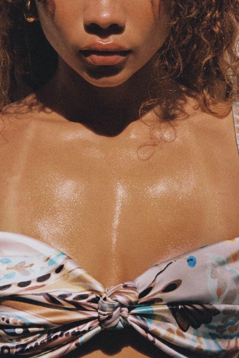 Montce - St. Barths Floral Hayden Bikini Top -