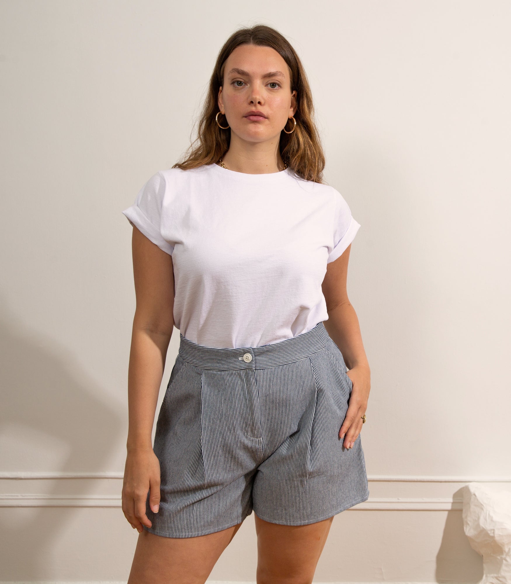 Loup - Striped Margo Shorts -