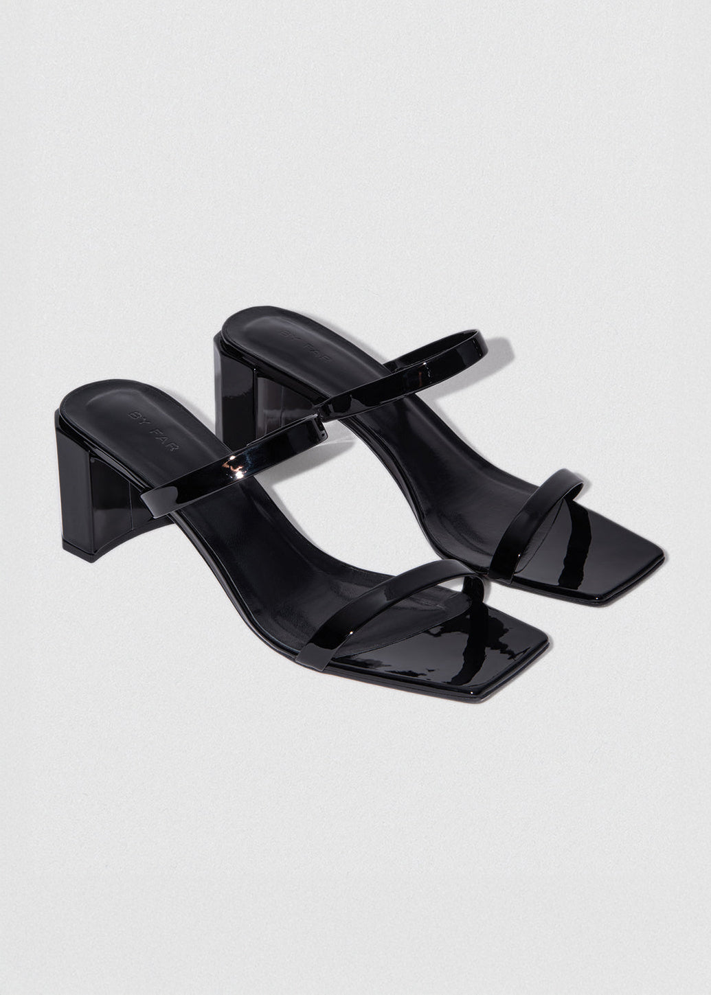 By Far - Tanya Black Patent Leather -