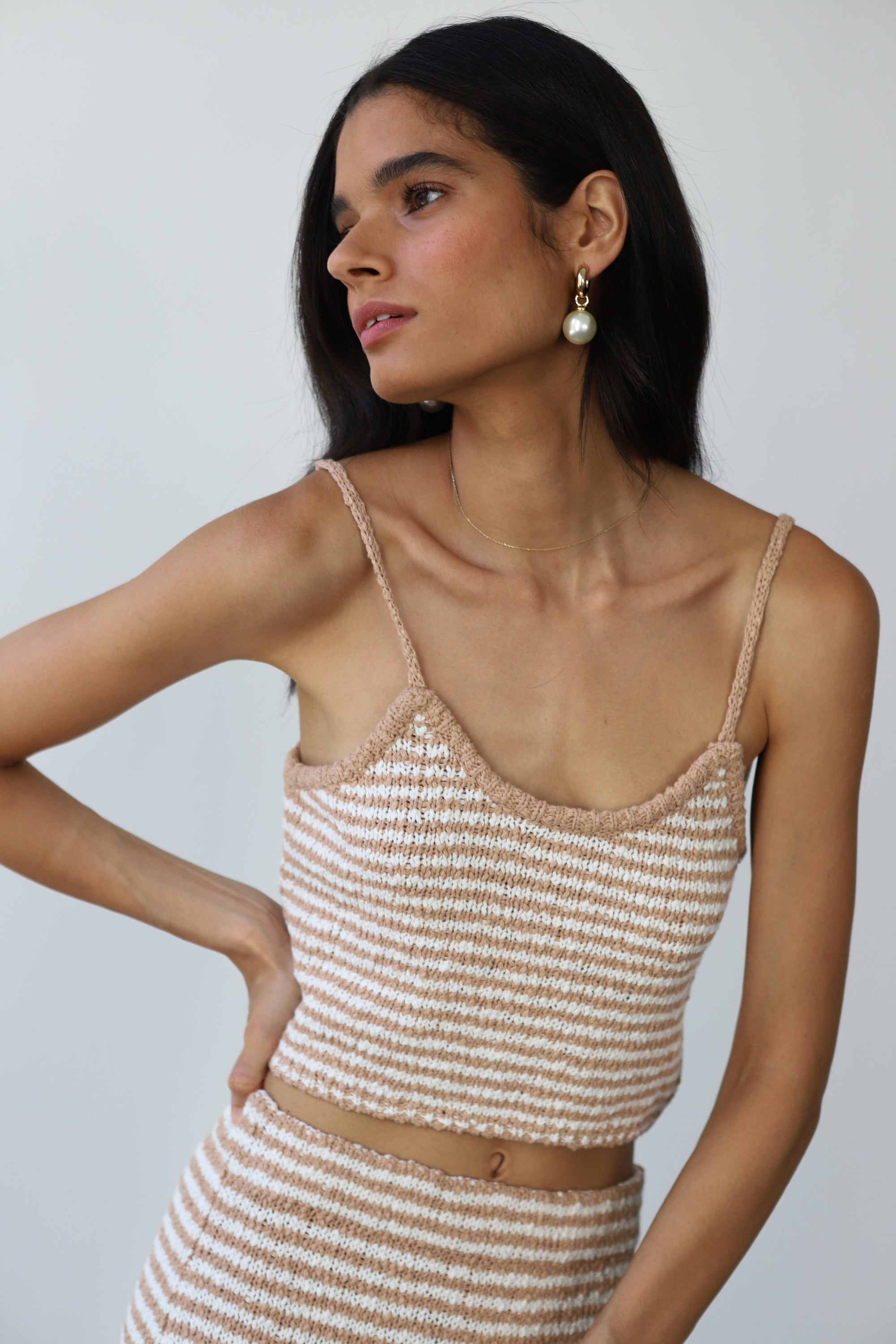 Callahan Knitwear - Teddy Tank - Lychee -