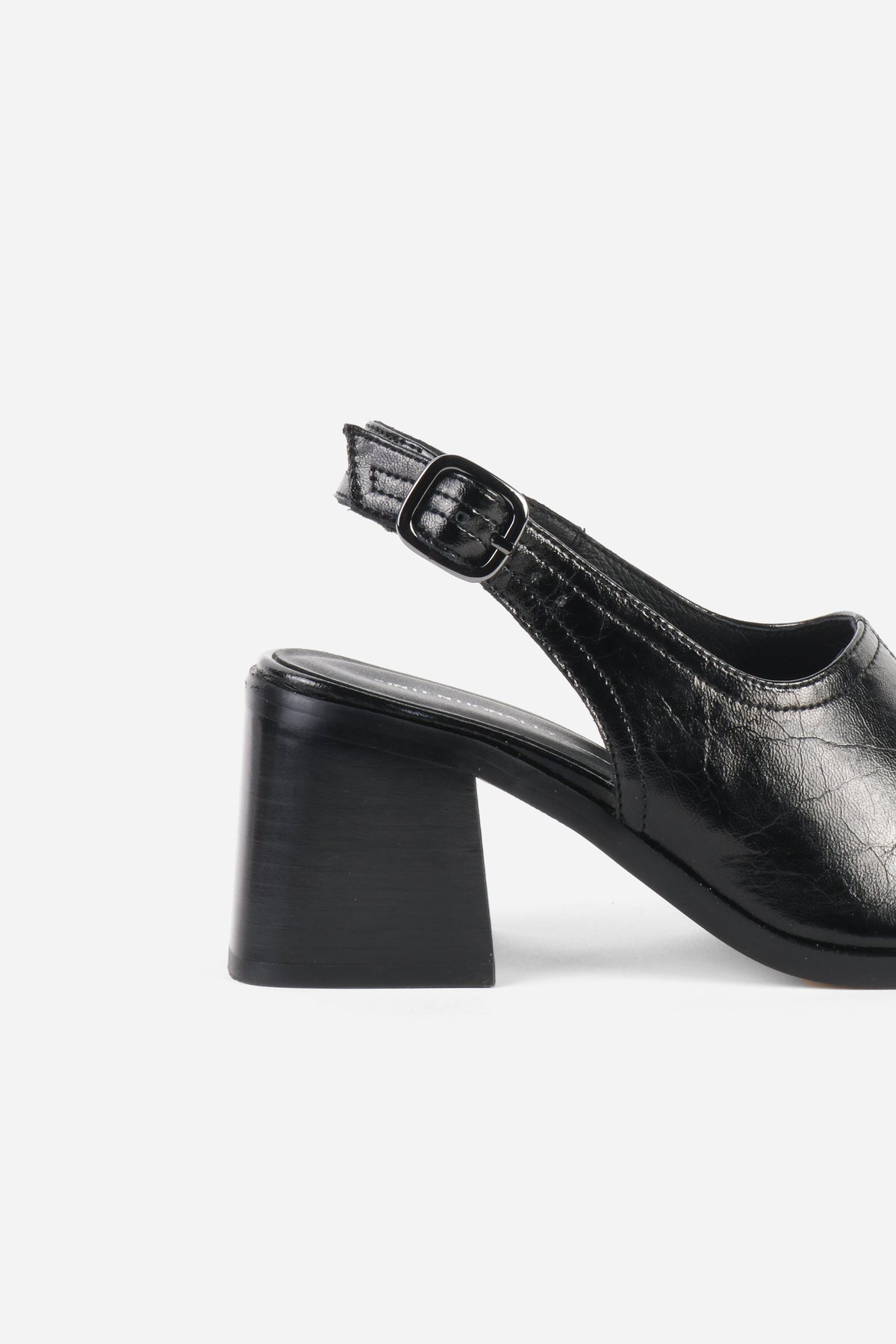 Intentionally Blank - Teresa Slingback Open Toe Block Heel -