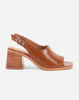 Intentionally Blank - Teresa Slingback Open Toe Block Heel -