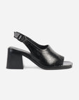 Intentionally Blank - Teresa Slingback Open Toe Block Heel -