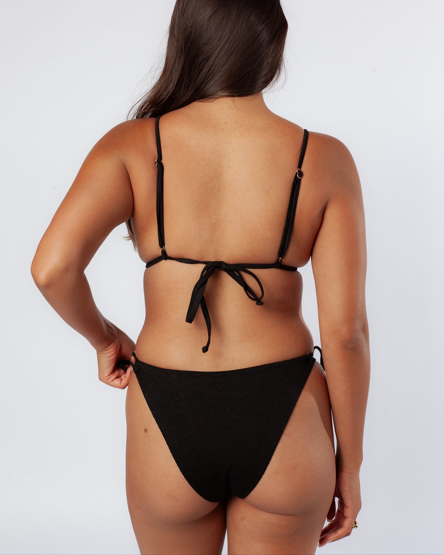 Serei Swim - TINA Top - Textured Black -