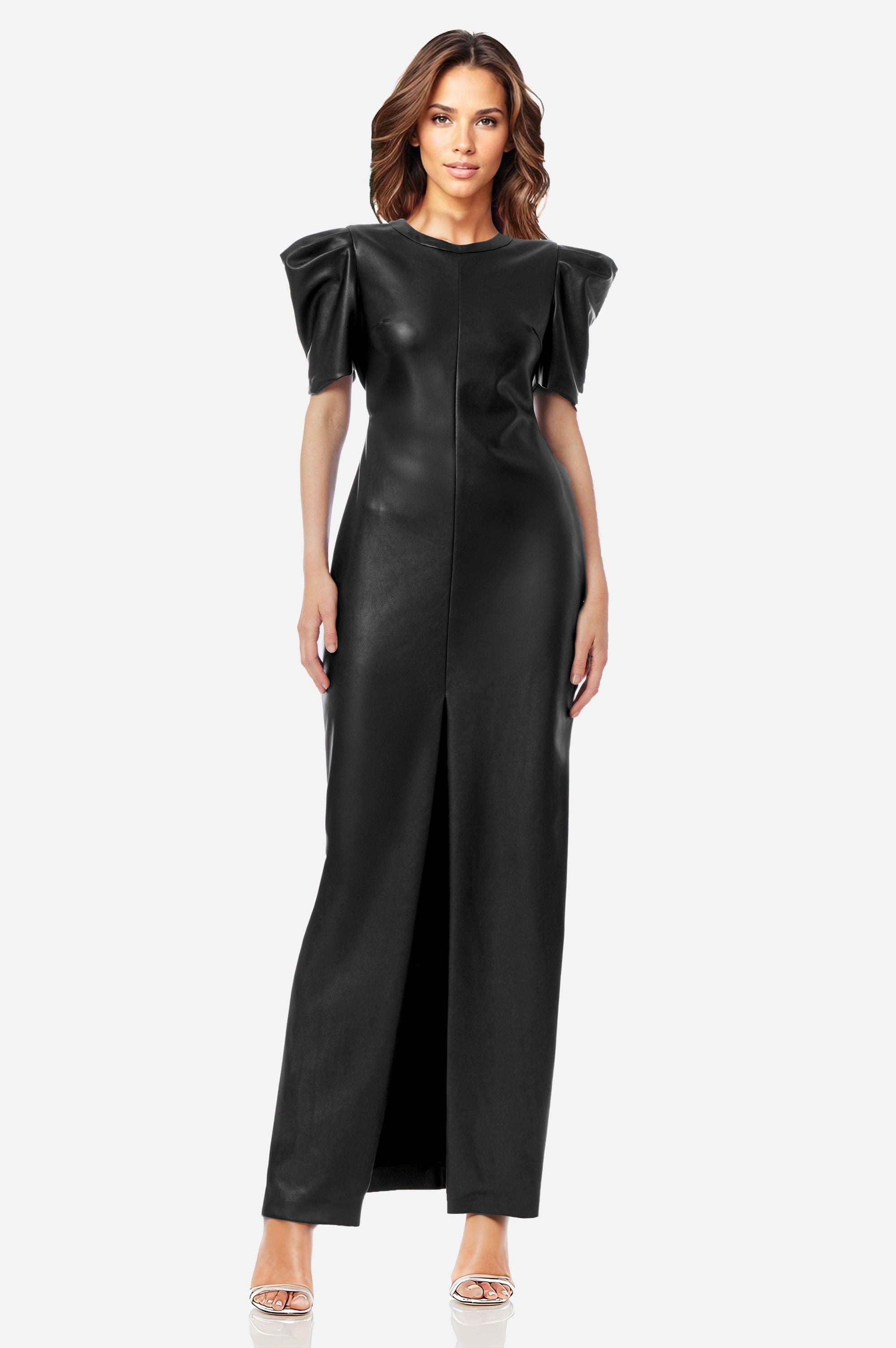 ONE33 SOCIAL - The Toby - Leather Maxi Dress -