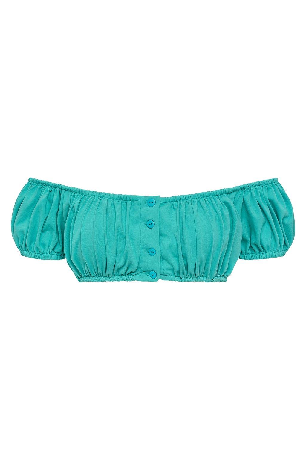 Montce - Teal Bandita Bikini Top -