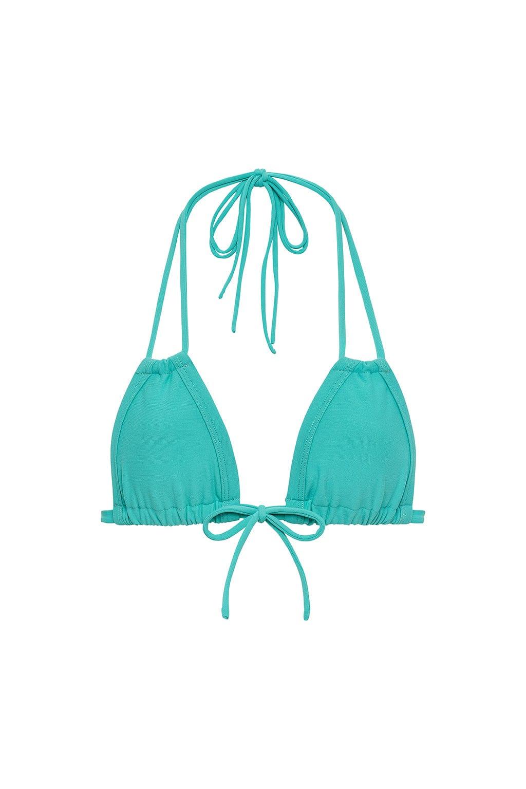 Montce - Teal Euro Bow Bikini Top -
