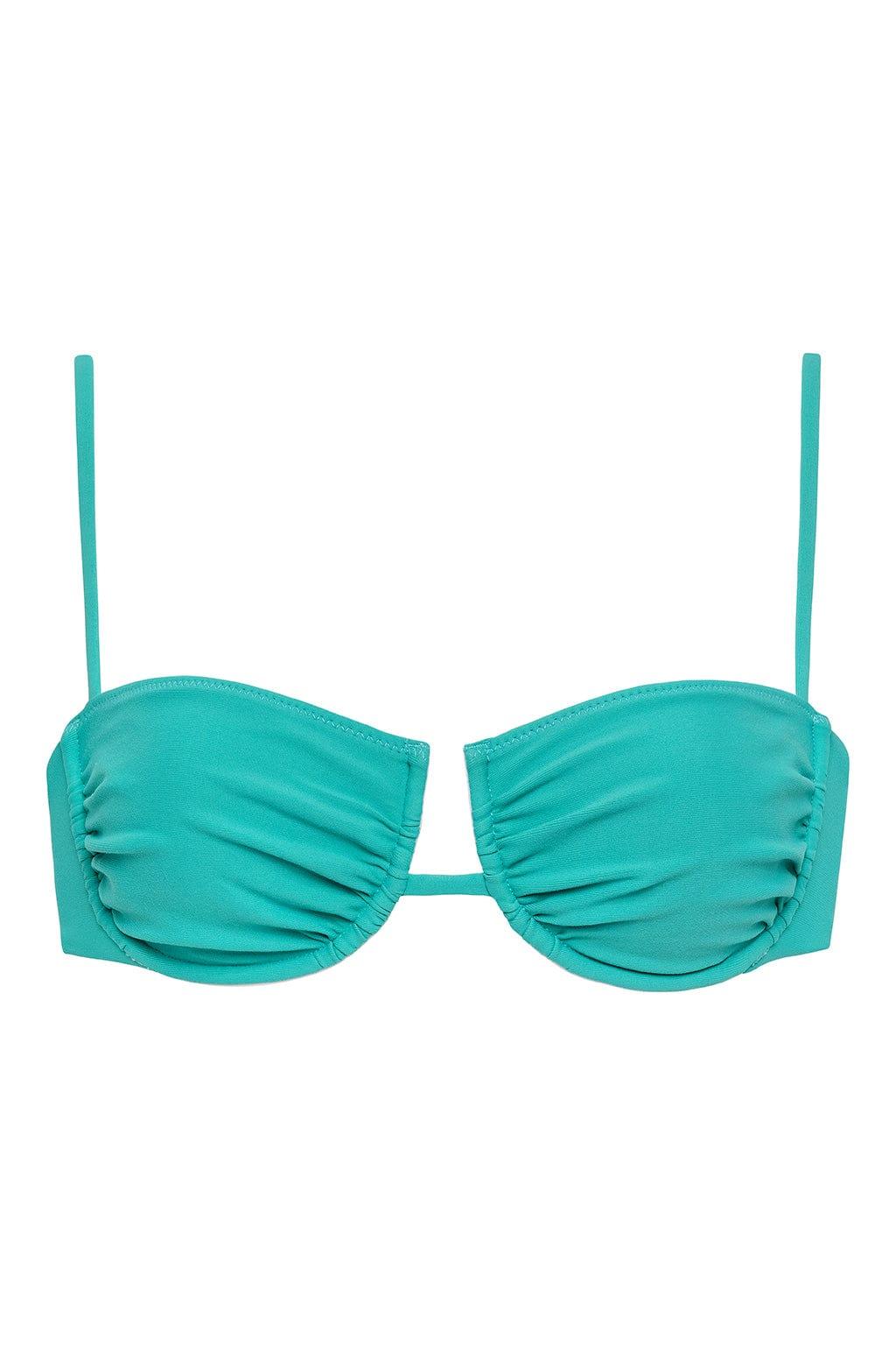 Montce - Teal Simonette Bikini Top -