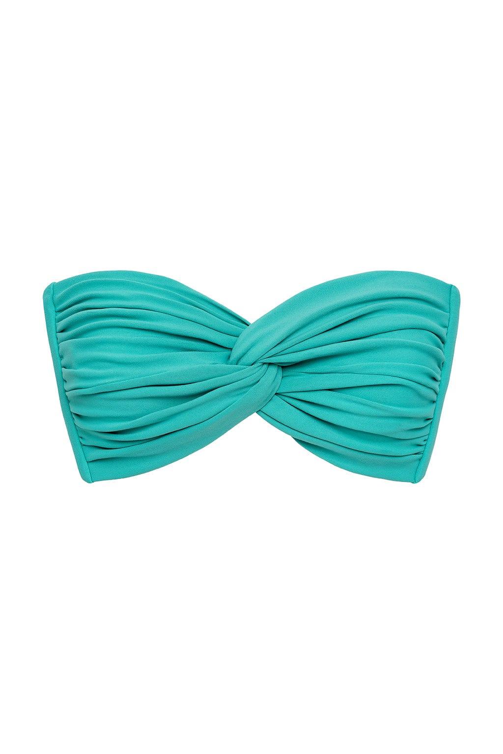 Montce - Teal Turban Bikini Top -