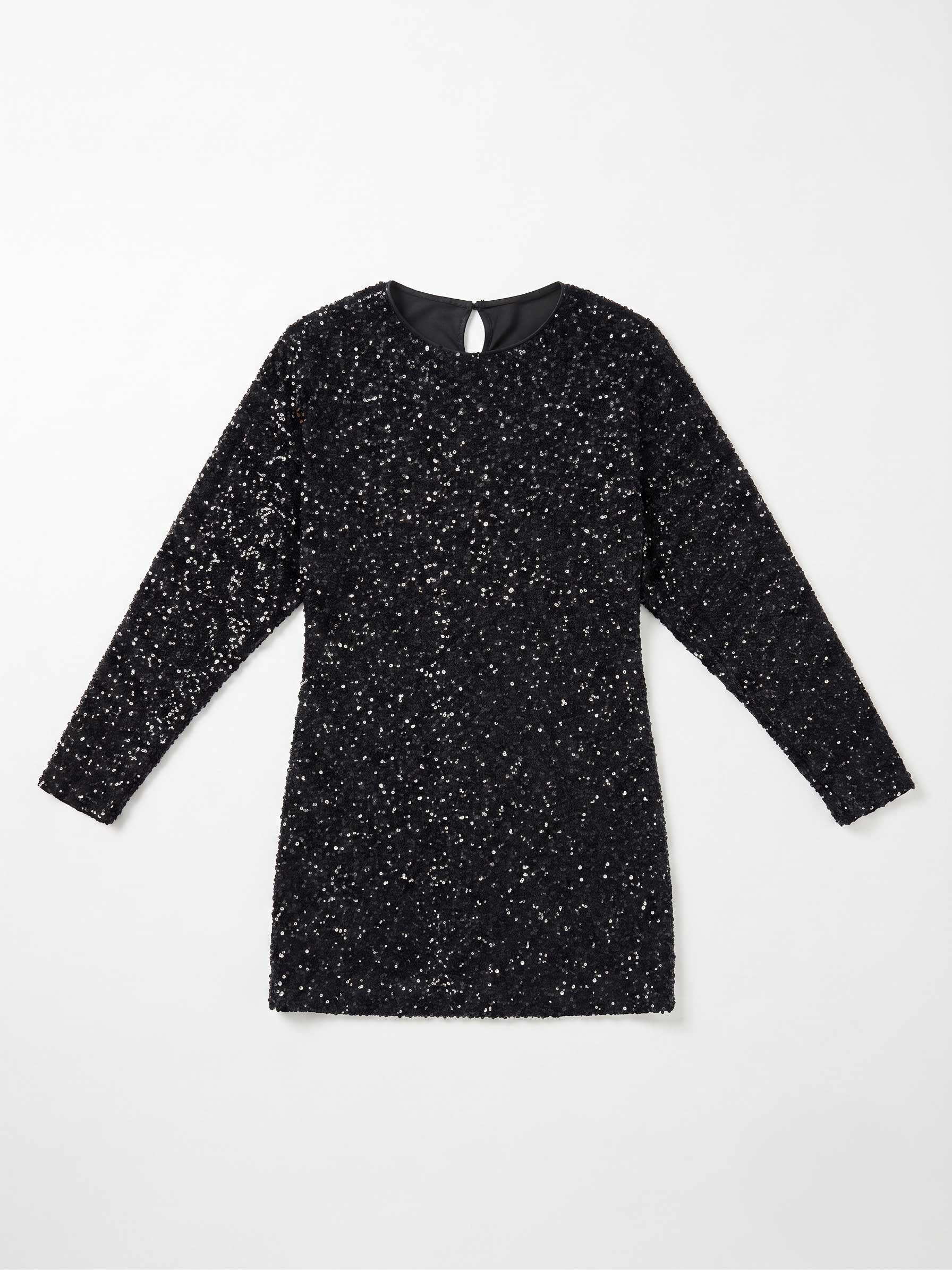 Tessa Sequin Dress - Black