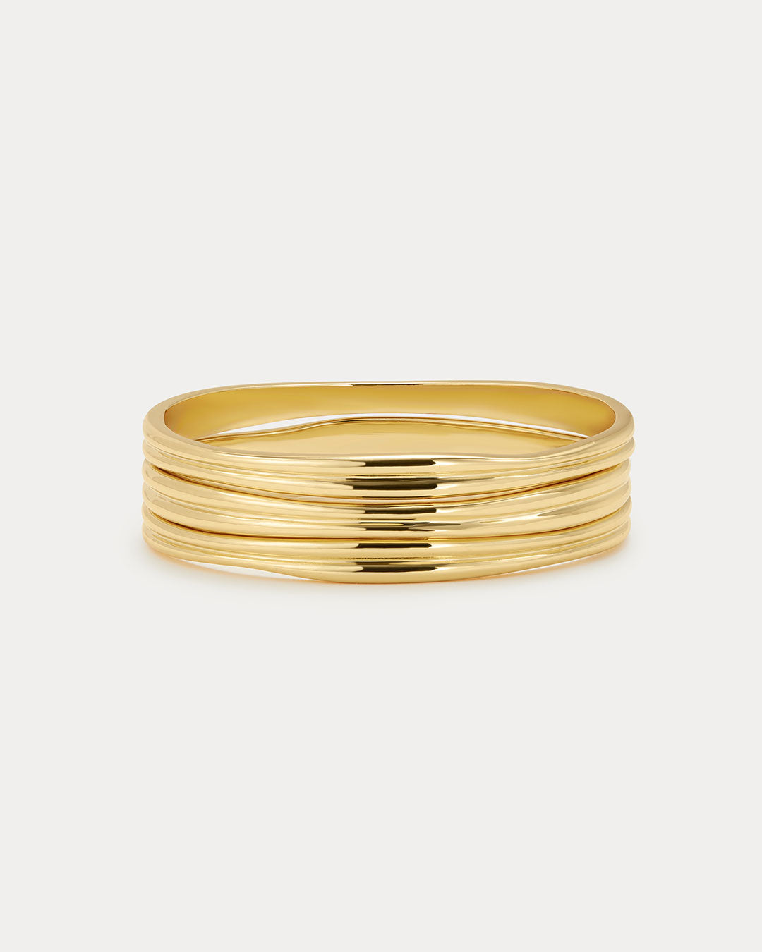 Luv Aj - The Mallorca Bangles Set - Gold