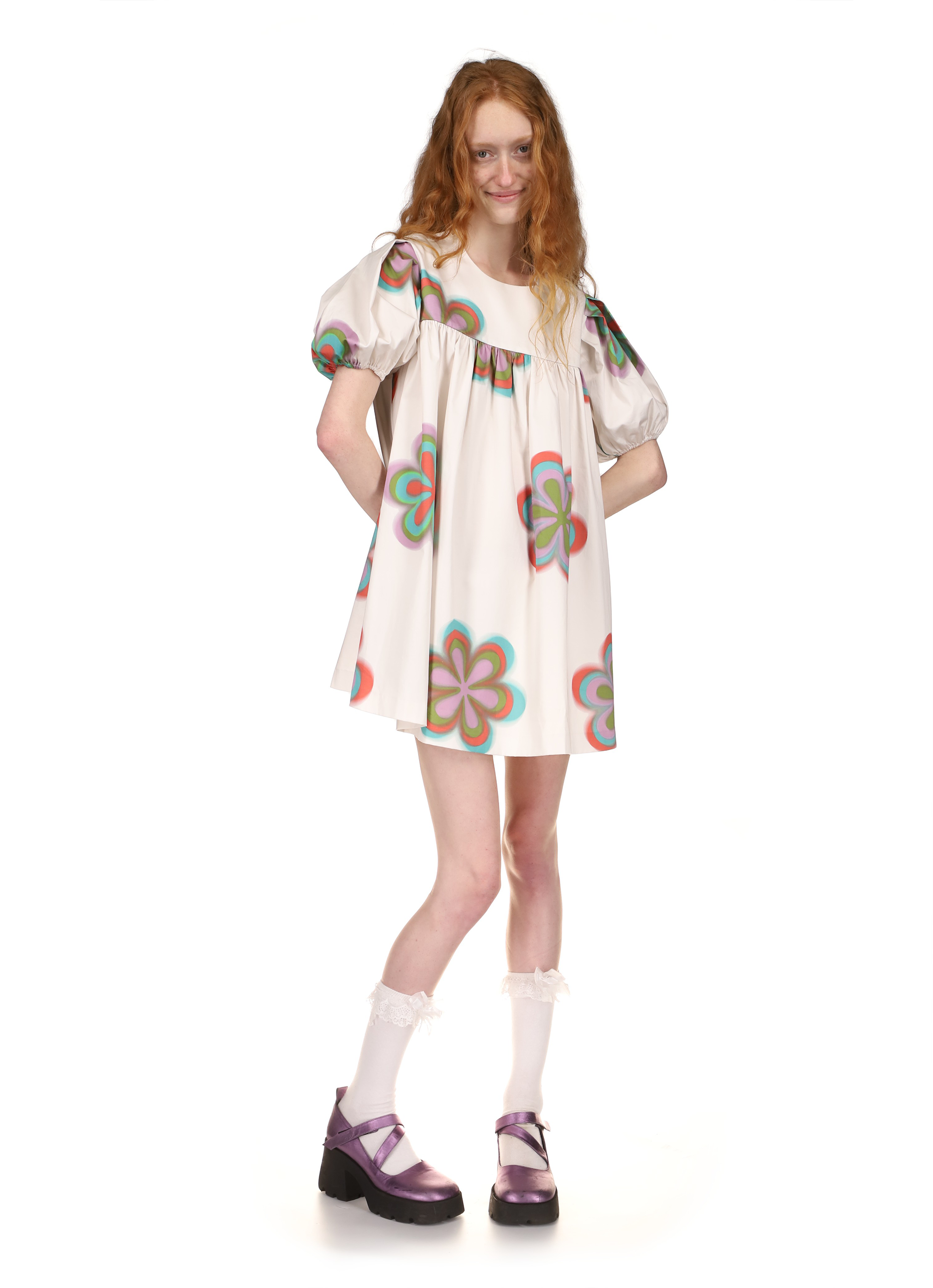 Tyler McGillivary - Trixie Dress - Hazy Flowers -