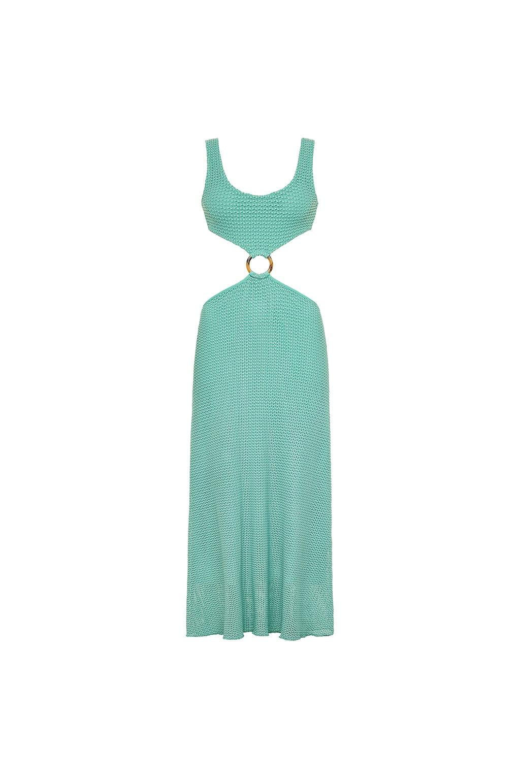 Montce - Turquoise Crochet Ky Dress -