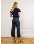 Dark Indigo Simone Jeans & Blue Hutton Tee | Loup