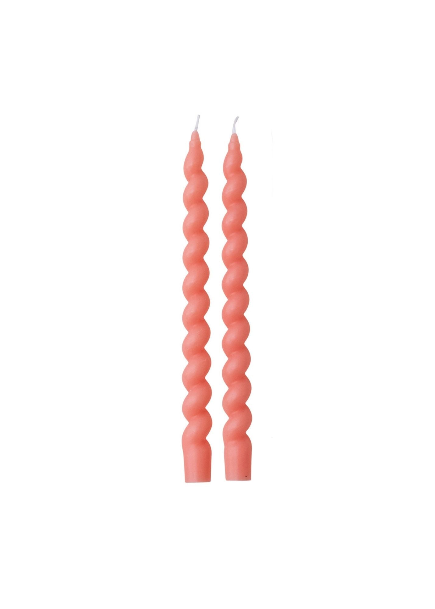 Creative Co. - Twisted Taper Candles - Pink -