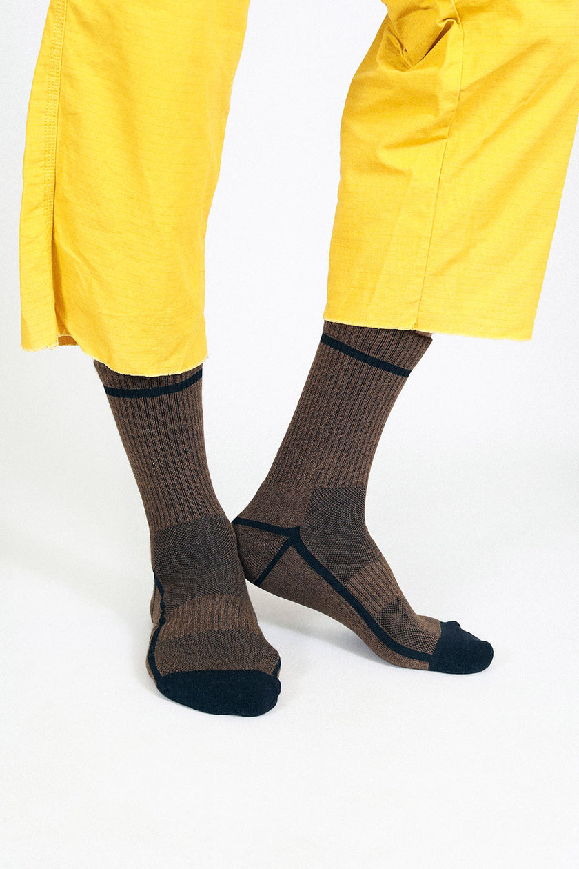 Tailored Union - James Men's Sock - Brown -