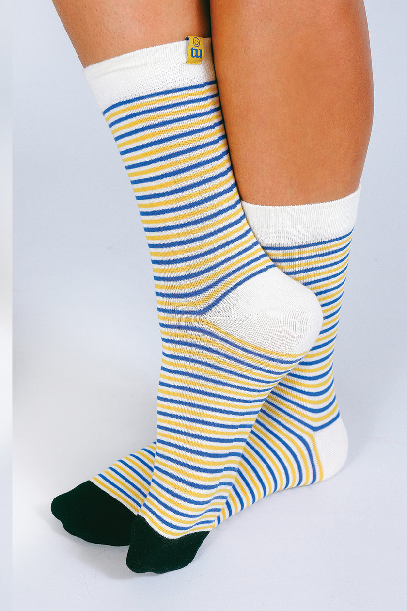 Tailored Union - Baba Socks - Stripe Multi -