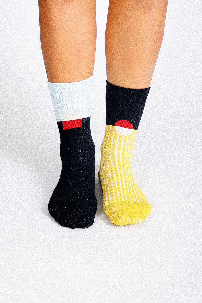 Tailored Union - Casey Socks - Sunk Sky -