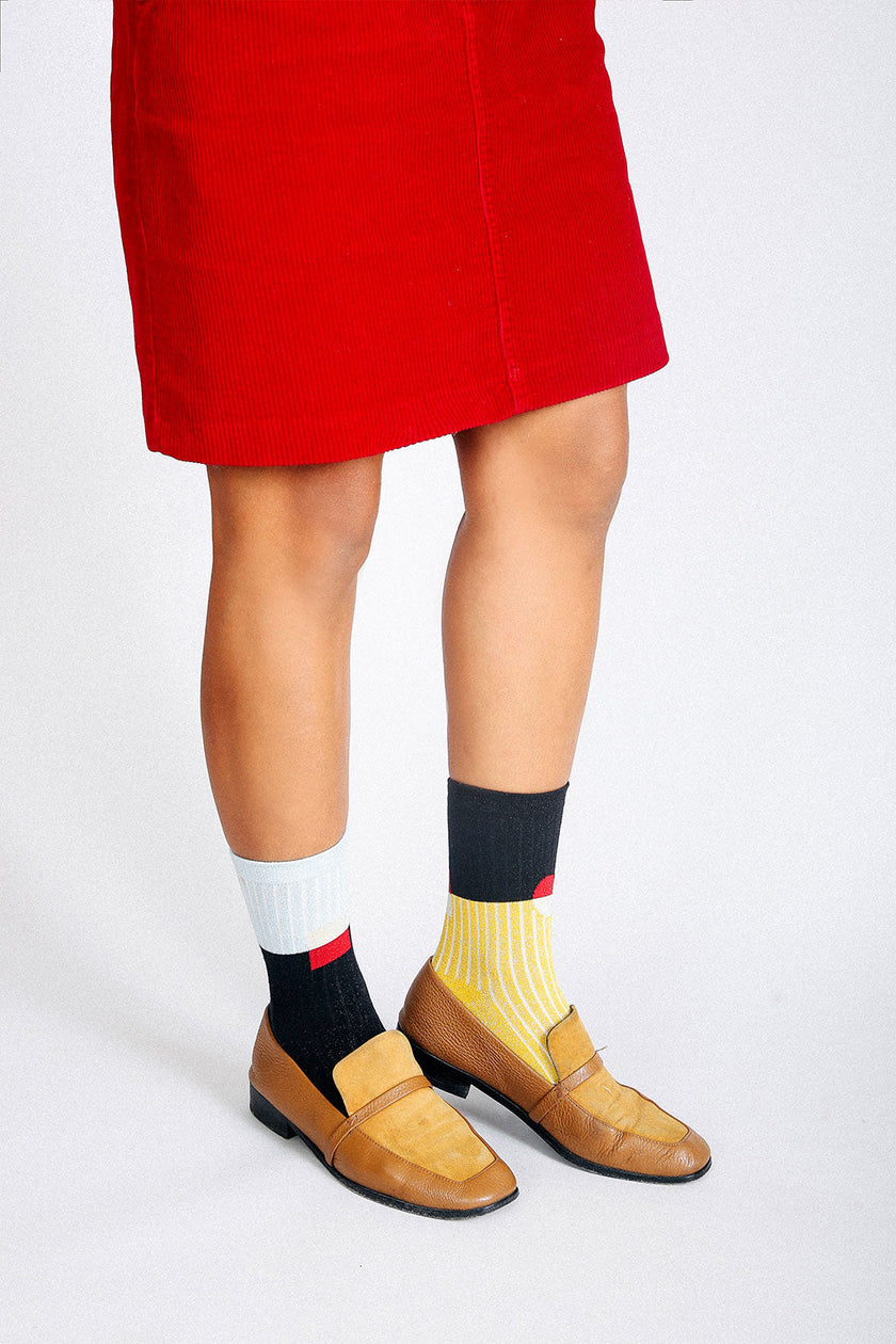 Tailored Union - Casey Socks - Sunk Sky -