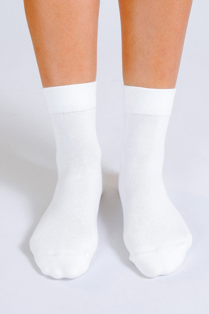 Tailored Union - Centre Socks - White -