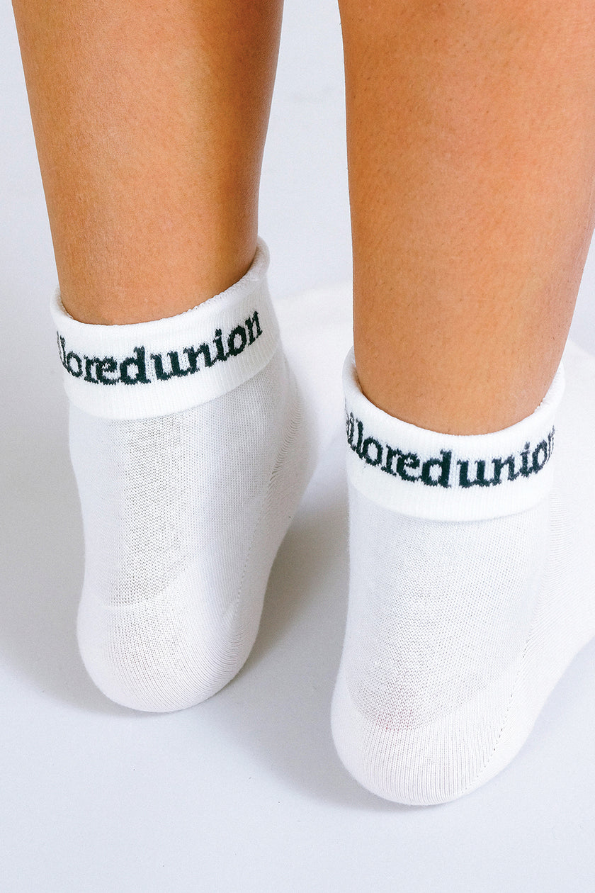Tailored Union - Centre Socks - White -