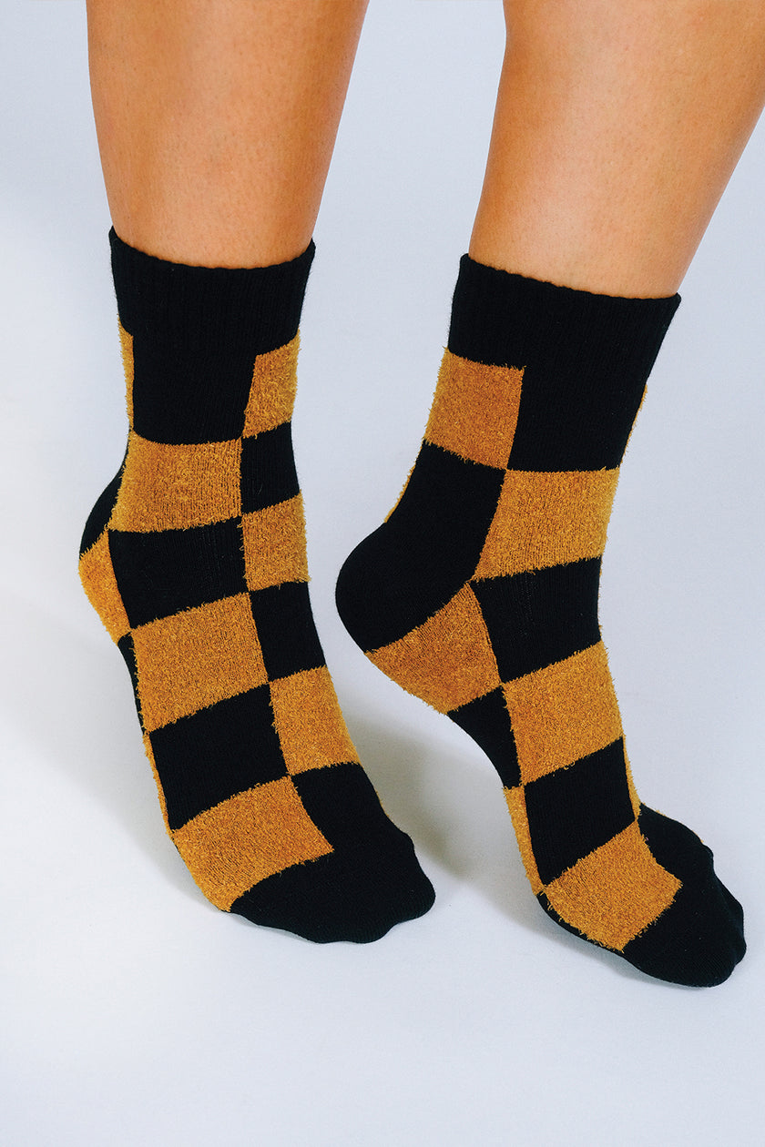 Tailored Union - Cheq Ankle Sock -