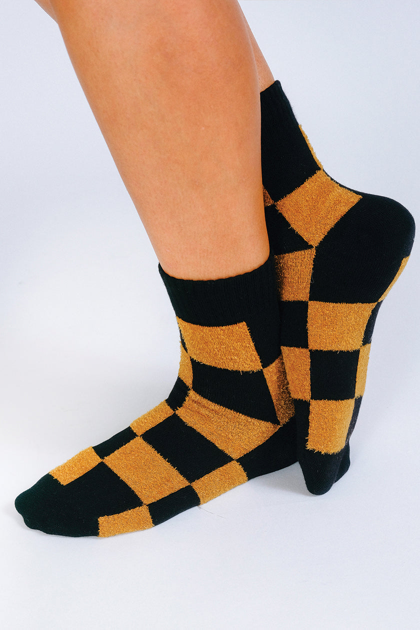 Tailored Union - Cheq Ankle Sock -