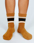 Tailored Union - Flour Plush Teddy Ankle Socks - Caramel -