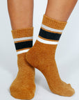 Tailored Union - Flour Plush Teddy Ankle Socks - Caramel -