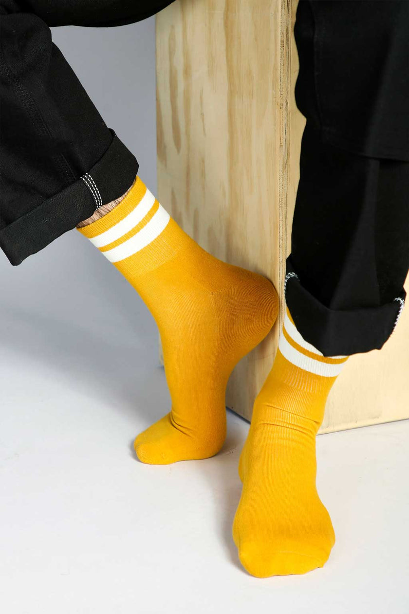Tailored Union - Jouer Sock - Gold Men's Socks -
