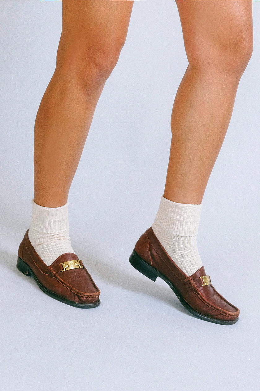 Tailored Union - Beta Melange Crew Sock - Oat -