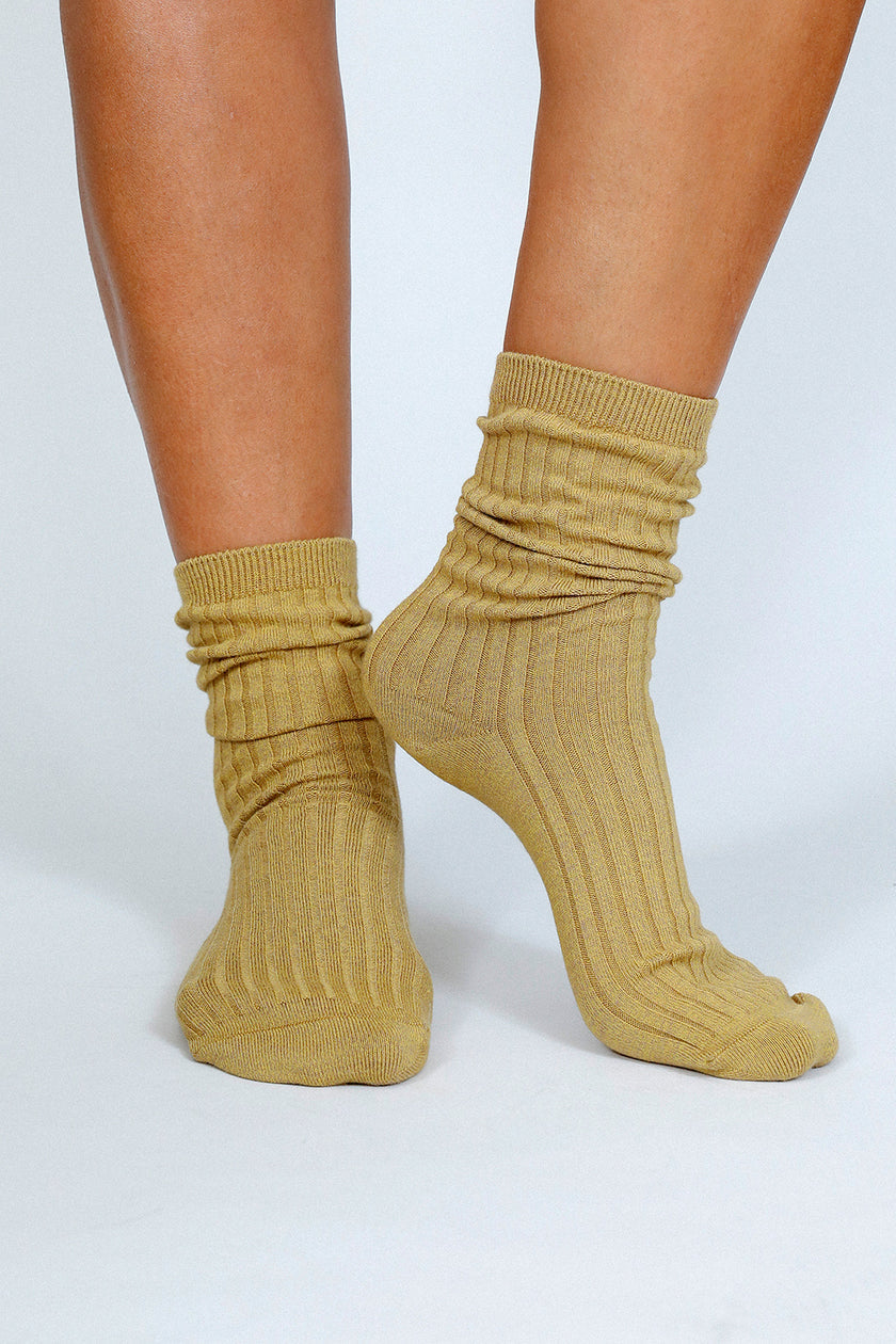 Tailored Union - Luxe Sock - Heather/Honey -