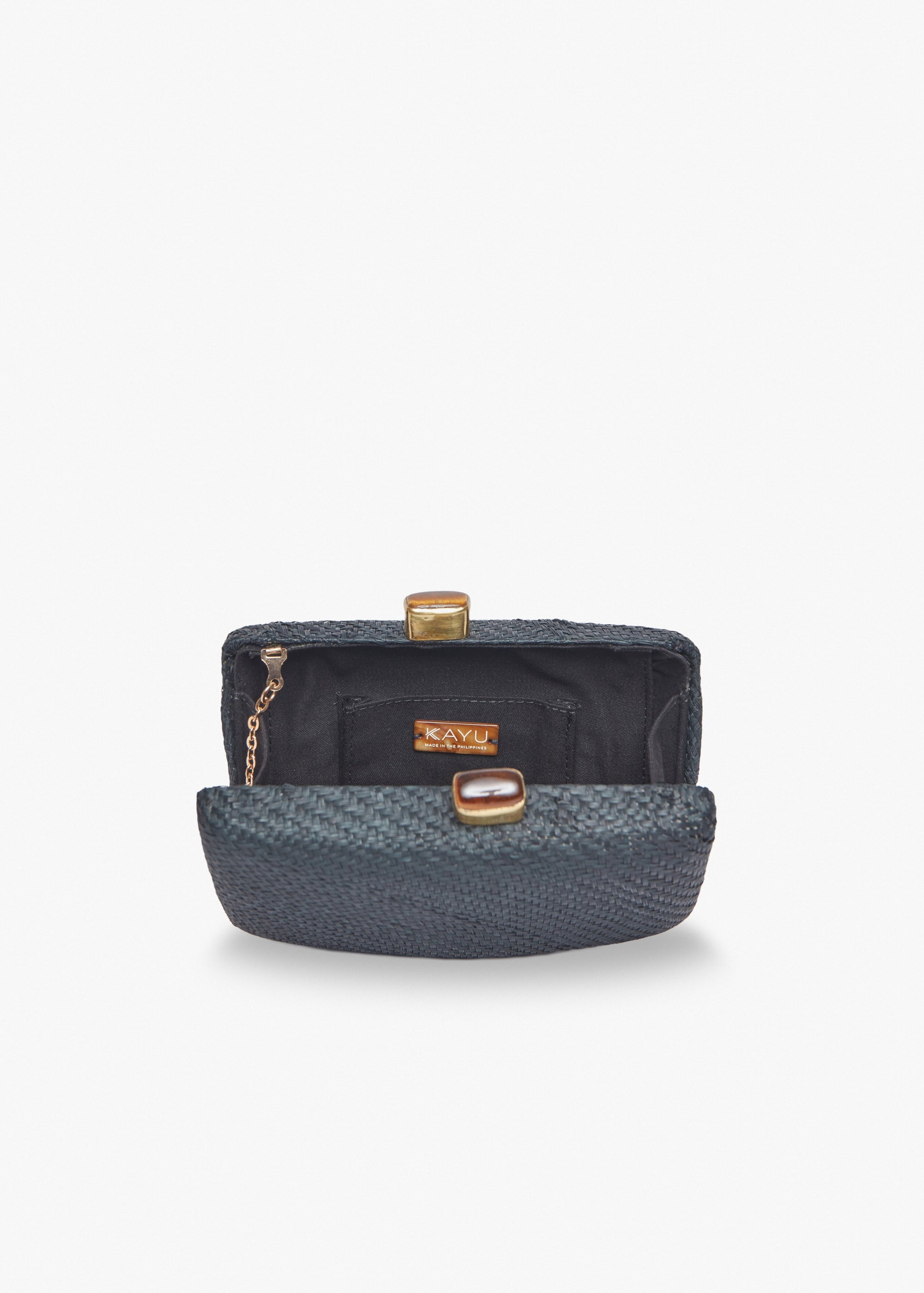 Kayu - Uxmal Straw Clutch Bag -