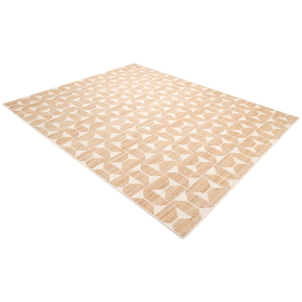 Solo Rugs - Elle Hand Woven Contemporary Transitional Jute Runner -