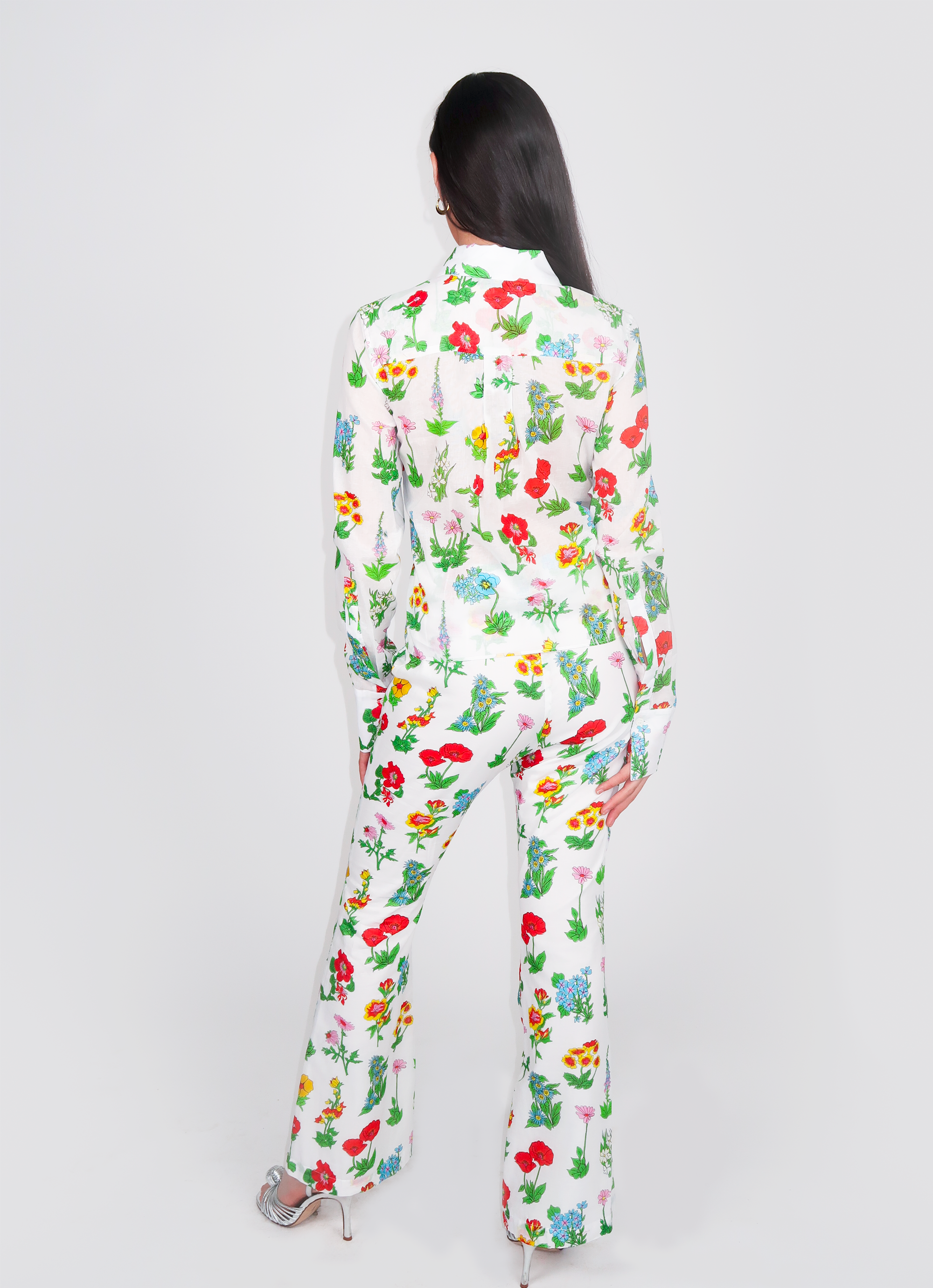 Tyler McGillivary - Uma Button Down - White/Floral -