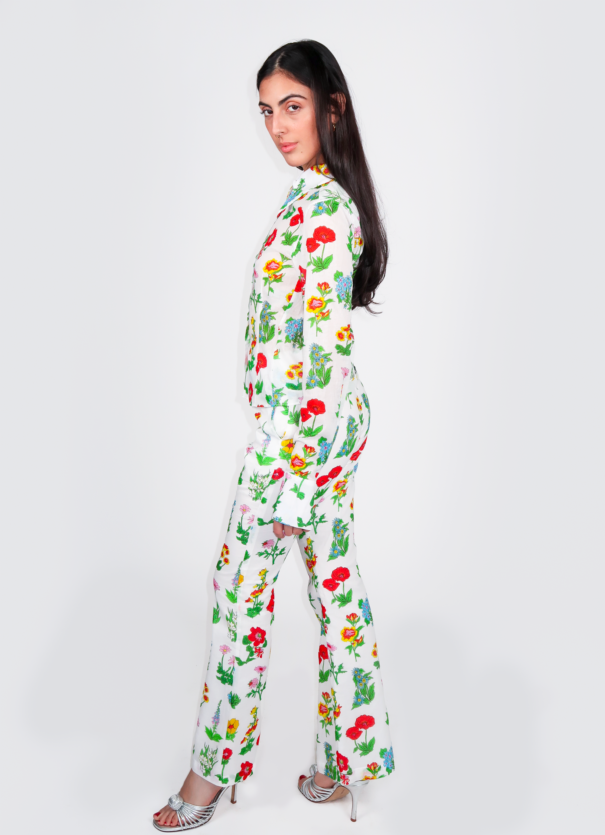 Tyler McGillivary - Uma Button Down - White/Floral -