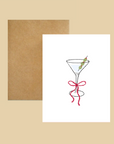 Nice Paper - Greeting Card - Martini -