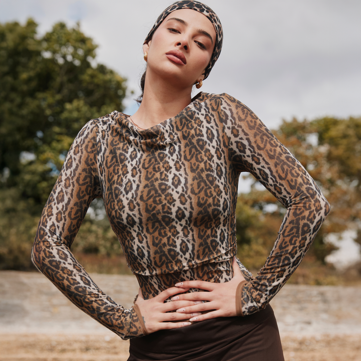 House of Sunny - Leopard Multi Layered Long Sleeve -