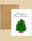 Nice Paper - Greeting Card - Wishing you a Merry Christmas -