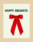 Nice Paper - Greeting Card - Happy Holidays -