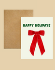 Nice Paper - Greeting Card - Happy Holidays -