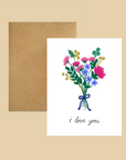 Nice Paper - Greeting Card - ILY Bouquet -