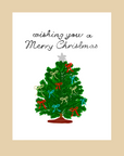 Nice Paper - Greeting Card - Wishing you a Merry Christmas -
