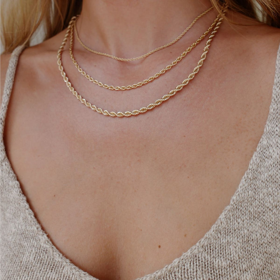 Leeada - Morro Chain Necklace - Gold -