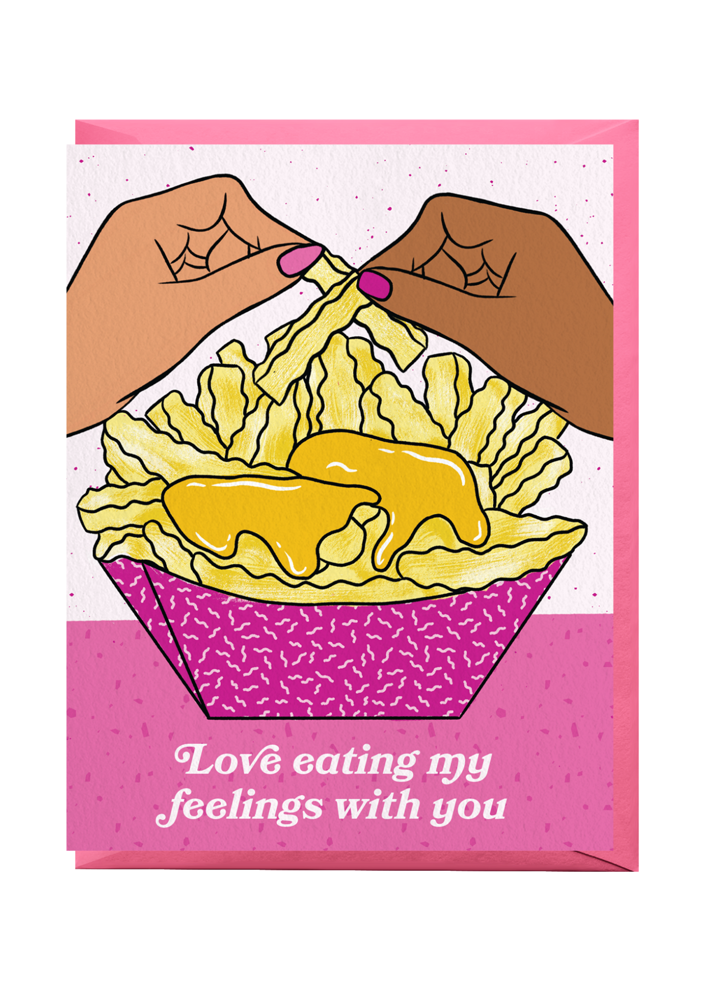 Boss Dotty Paper Co. - Emotional Eating Friendship Card -