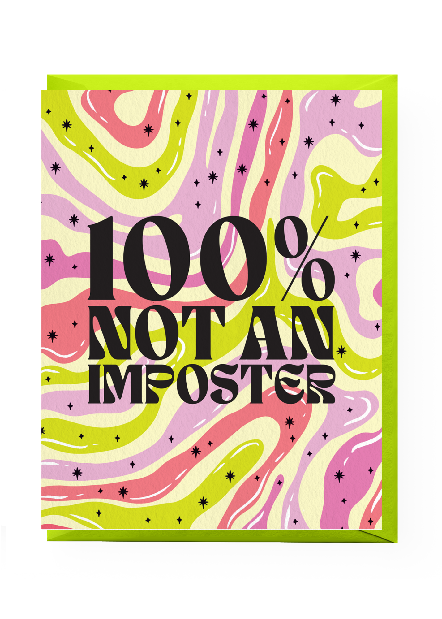 Boss Dotty Paper Co. - 100% Not An Imposter Card -